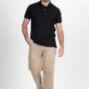 Camisa Polo Masculina Piquet – Preta