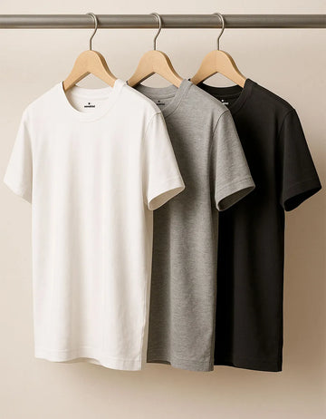 Kit 3 Camisetas Básicas Masculina